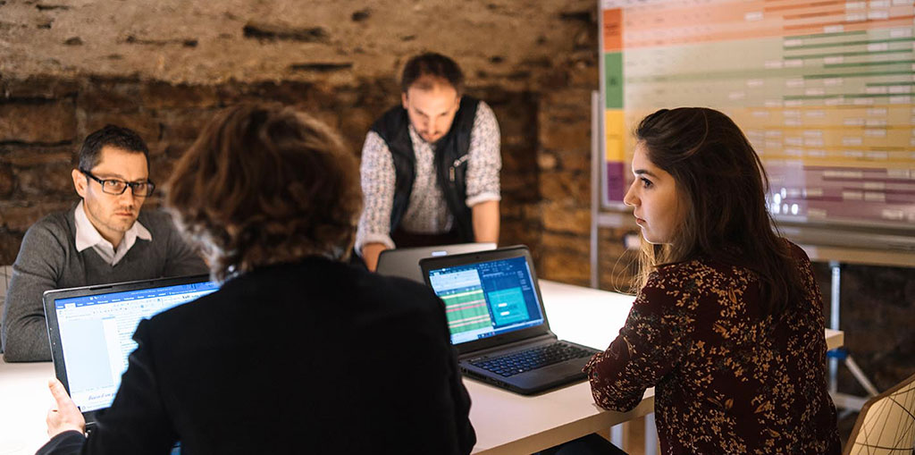 équipes Vélogik au travail