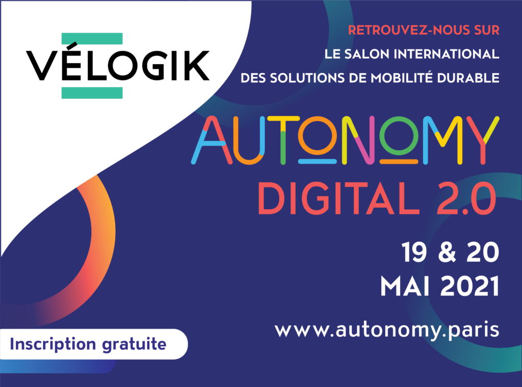 Vélogik, expert de la maintenance cycles, sera présent sur Autonomy les 19 et 20 mai 2021