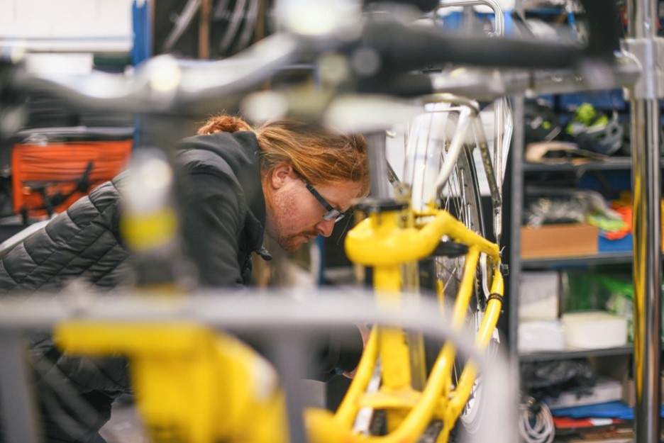 tech avec velo la poste